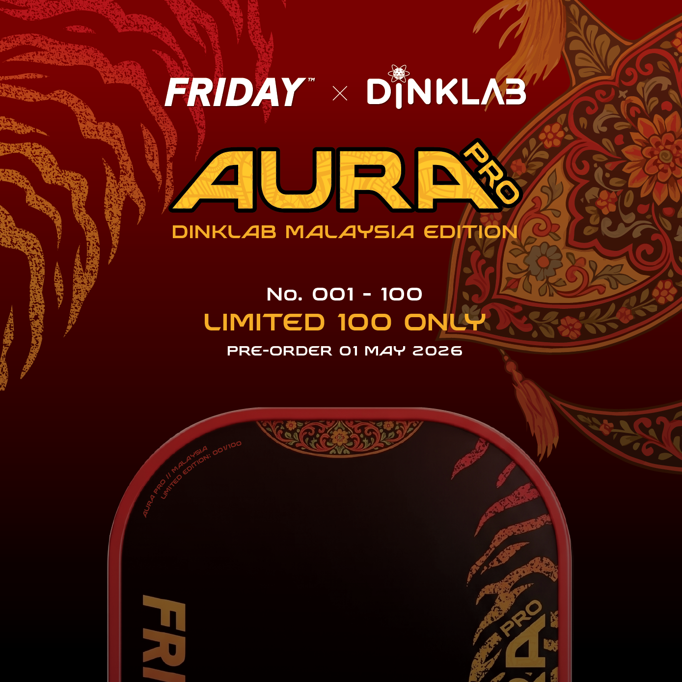 DINKLAB x FRIDAY Aura Pro Elongated - Malaysia Limited Edition